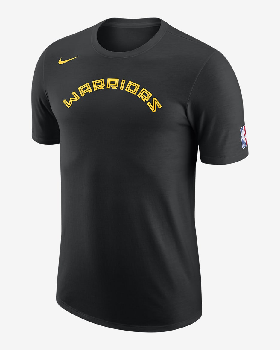 Golden State Warriors City Edition Men's Nike NBA Logo T-Shirt - Black