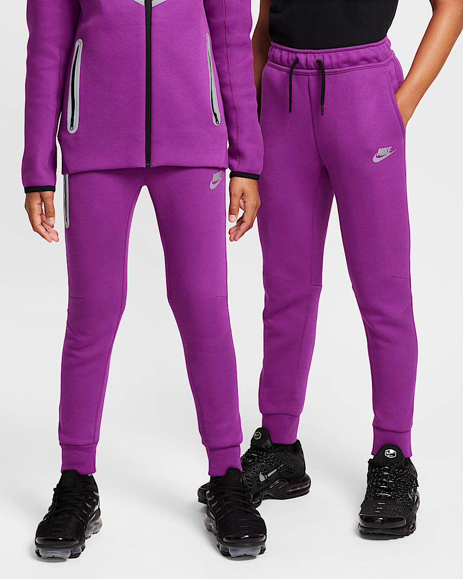 Nike Sportswear Tech Fleece Joggers reflejantes para niños talla grande - Baya resaltado
