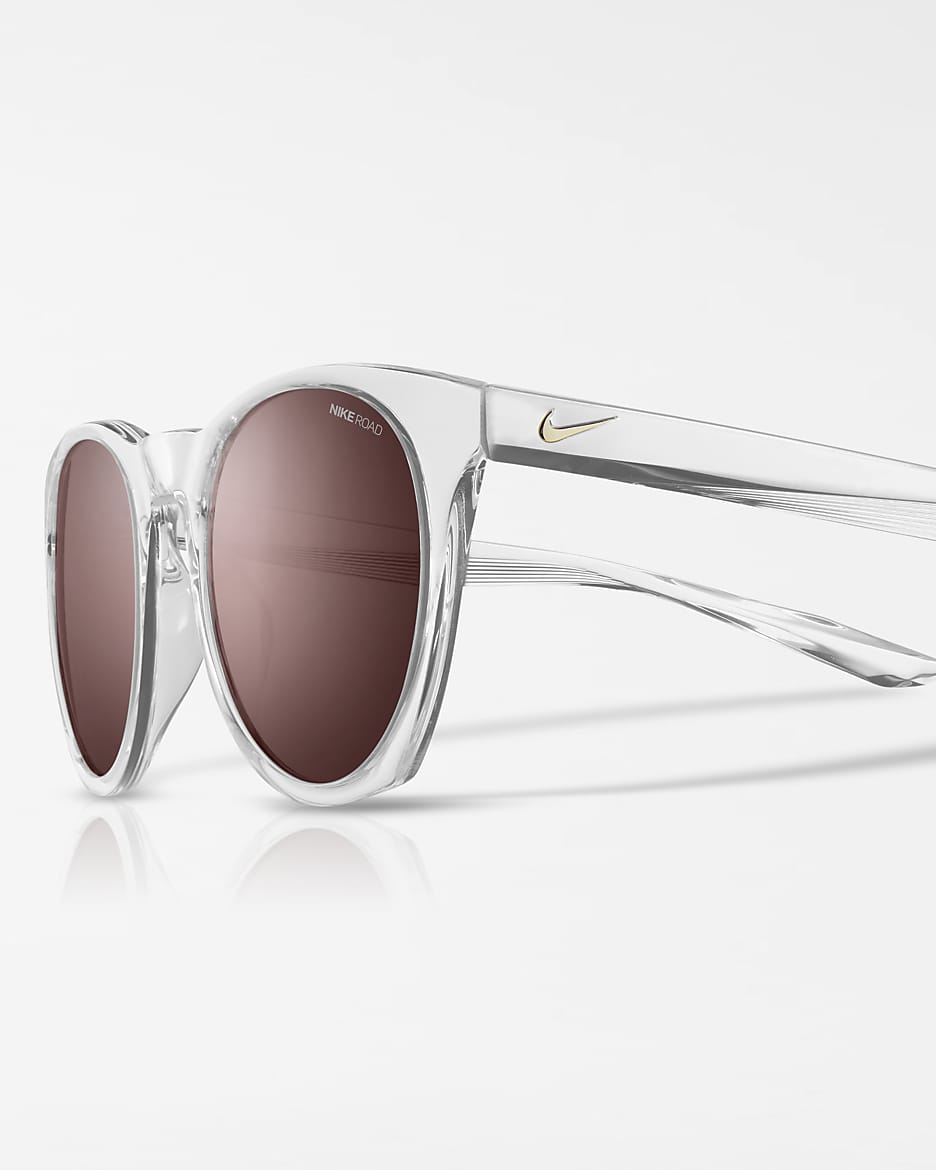 Nike Essential Horizon Road Tint Sunglasses - Clear/Gold
