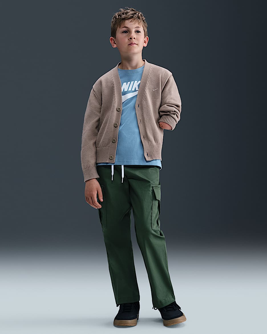 Nike SB Big Kid's Cargo Skate Pants - Fir/Fir