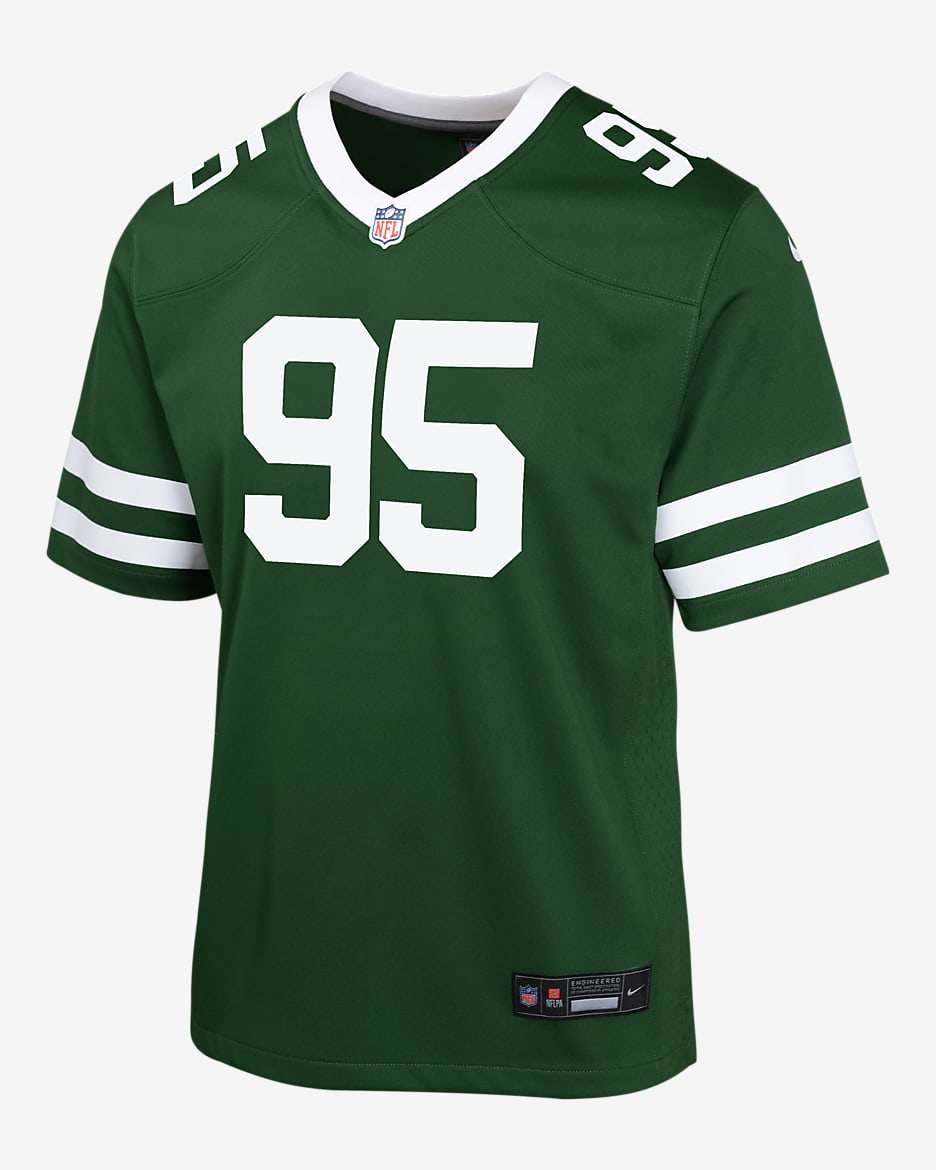 Quinnen Williams New York Jets Big Kids' Nike NFL Game Jersey - Green