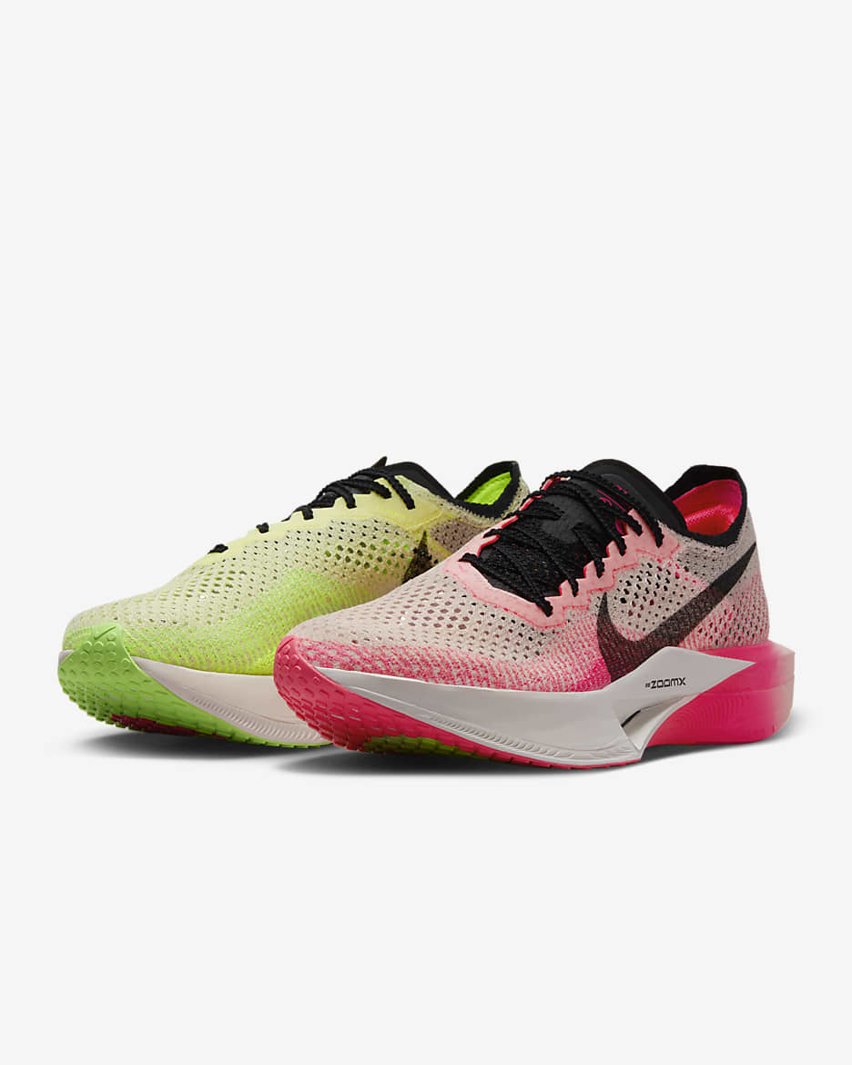 Tenis de correr en carretera para hombre Nike Vaporfly 3 - Verde luminoso/Tinte carmesí/Volt/Negro