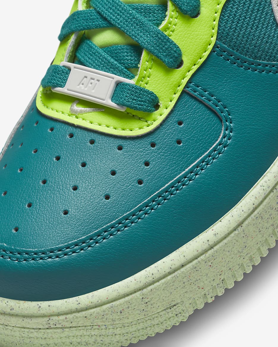 Calzado para niños grandes Nike Air Force 1 Crater - Abeto brillante/Volt/Voltio ligero/Fantasma