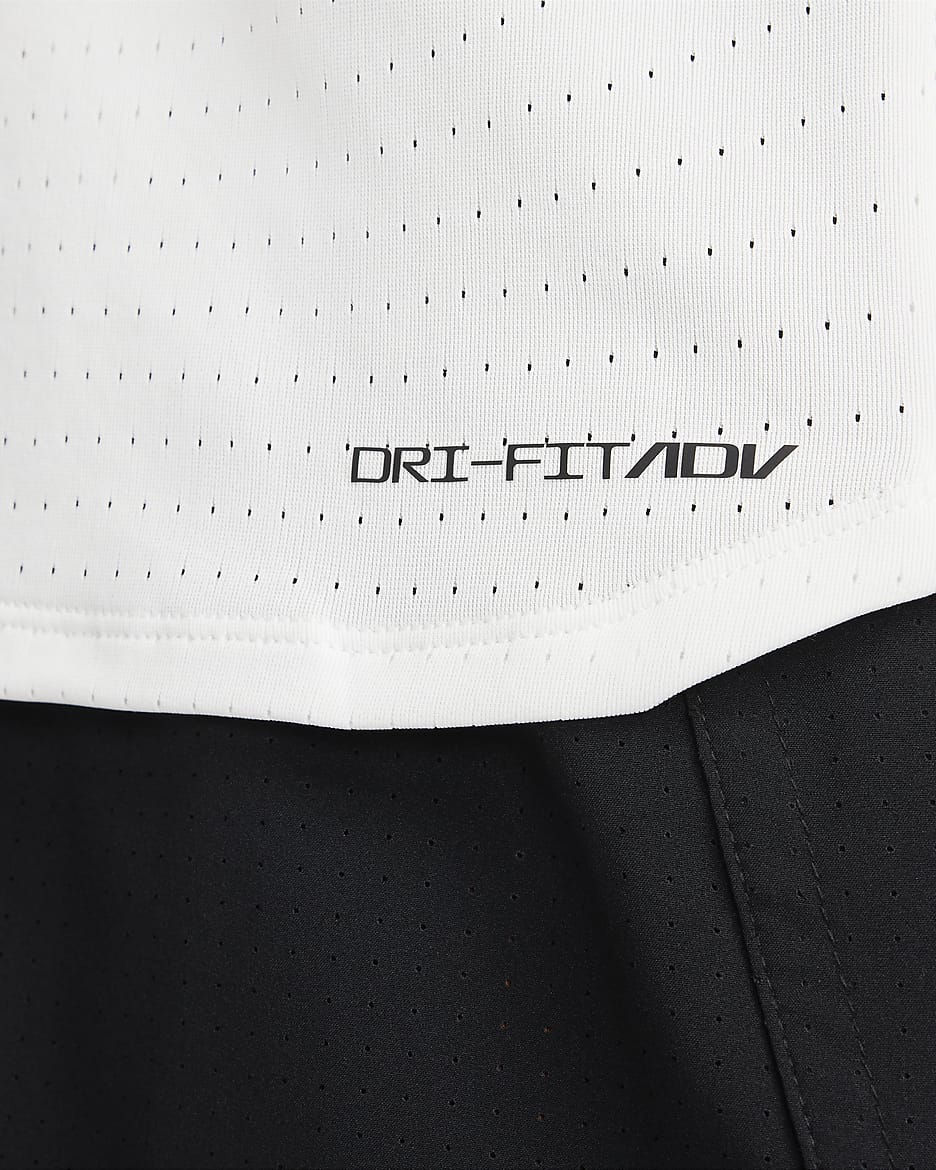 Nike AeroSwift Men's Dri-FIT ADV Running Vest - Summit White/Black