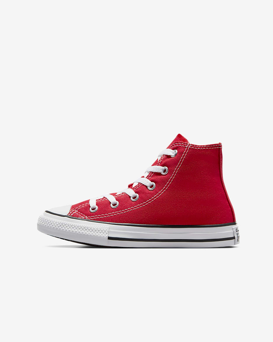 Converse Chuck Taylor All Star High Top Little Kids' Shoe  - Red