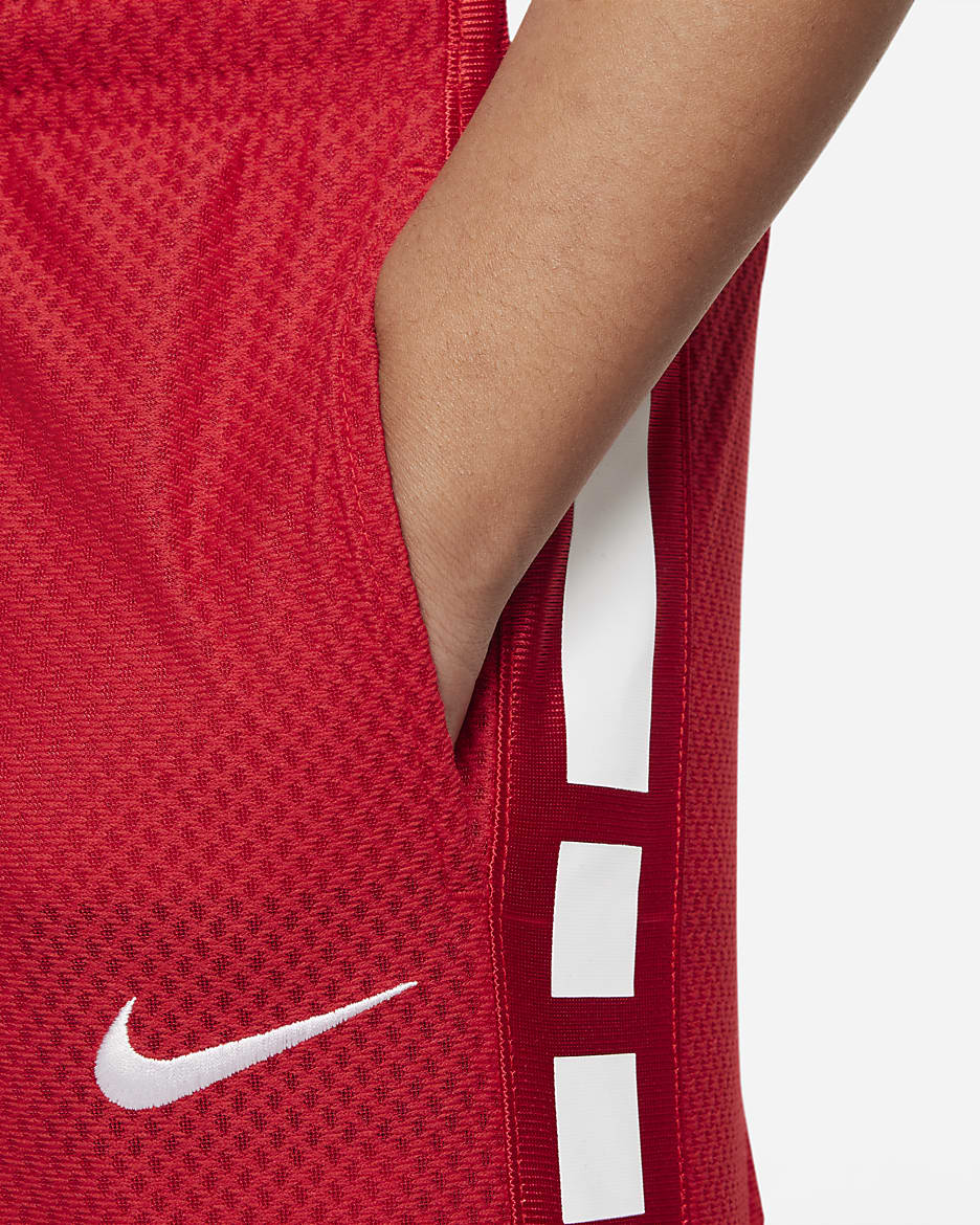 Shorts para niños pequeños Nike Dri-FIT Elite - Rojo universitario