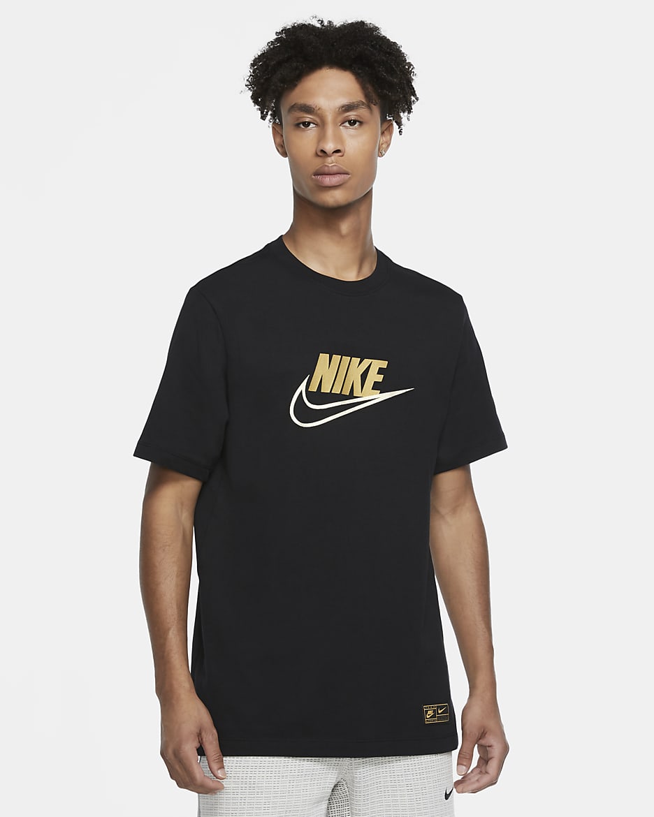 Nike Sportswear Men's Metallic T-Shirt - Black