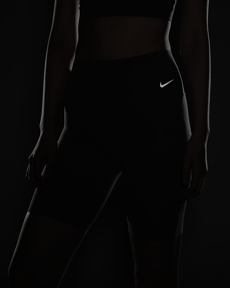 Nike Zenvy Tie-Dye Women's Gentle-Support High-Waisted 20cm (approx.) Biker Shorts - Daybreak/Black
