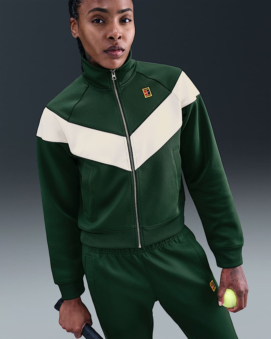 NikeCourt Heritage Windrunner Women's Tennis Jacket - Fir