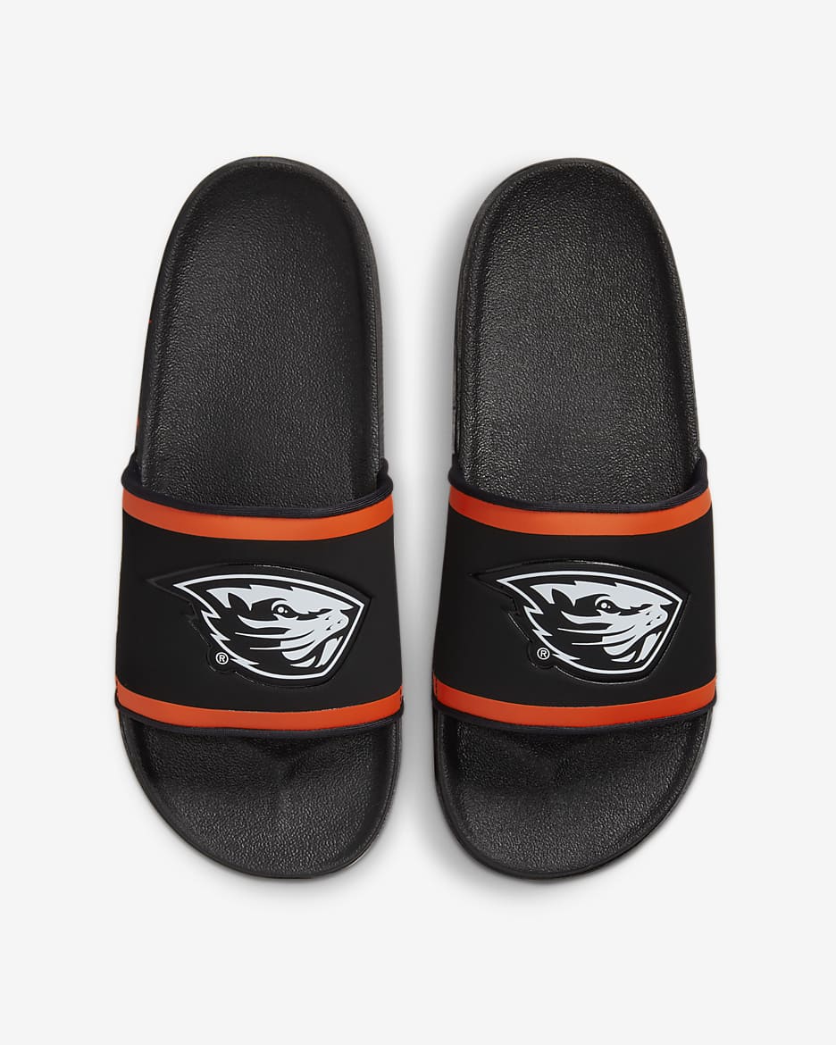 Nike Offcourt (Oregon State) Slide - Black/Team Orange/White