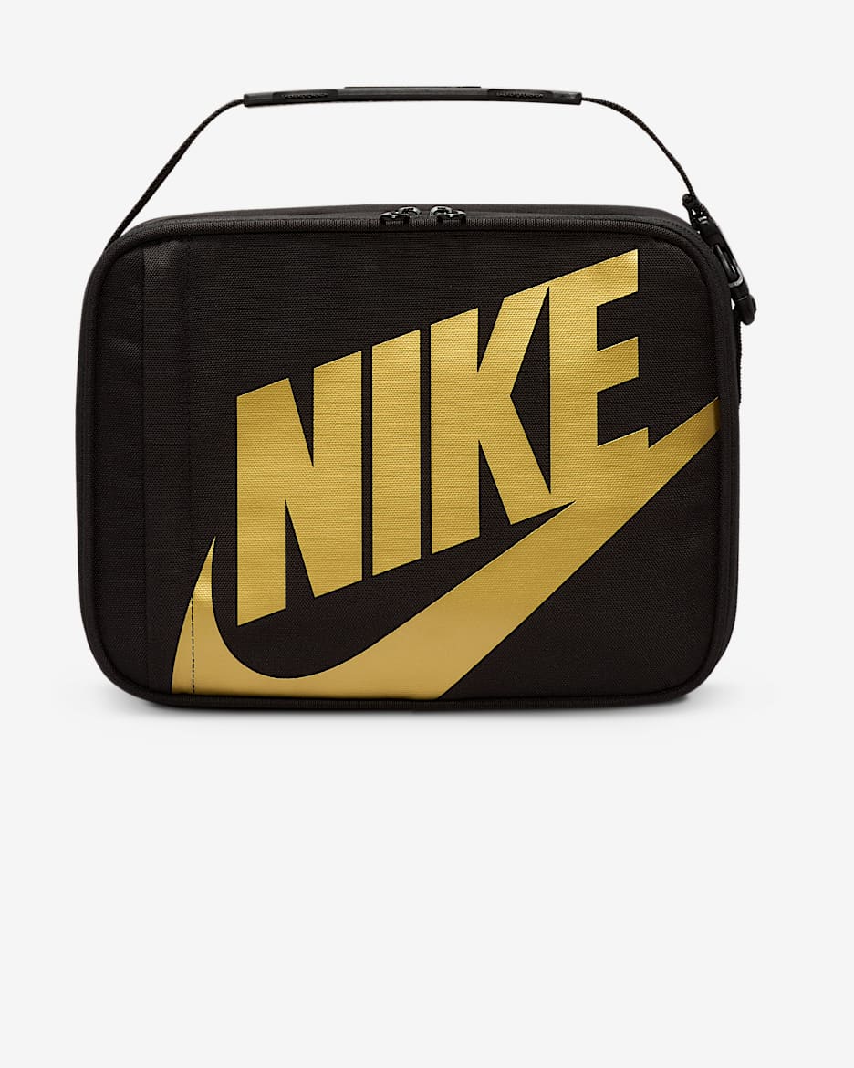 Nike Futura Lunchtasche (4 l) - Schwarz/Metallic Gold