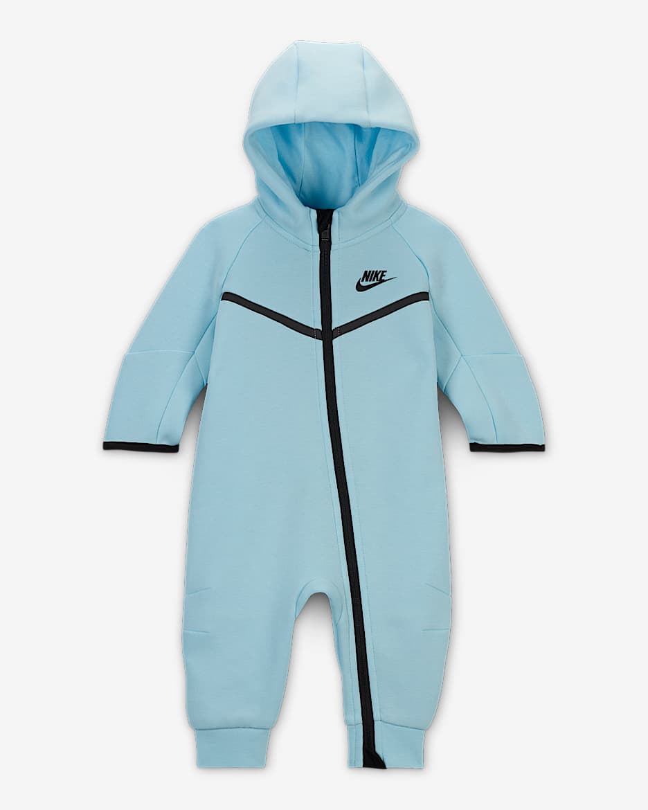 Mono de Tech Fleece para bebé Nike Sportswear - Azul glacial