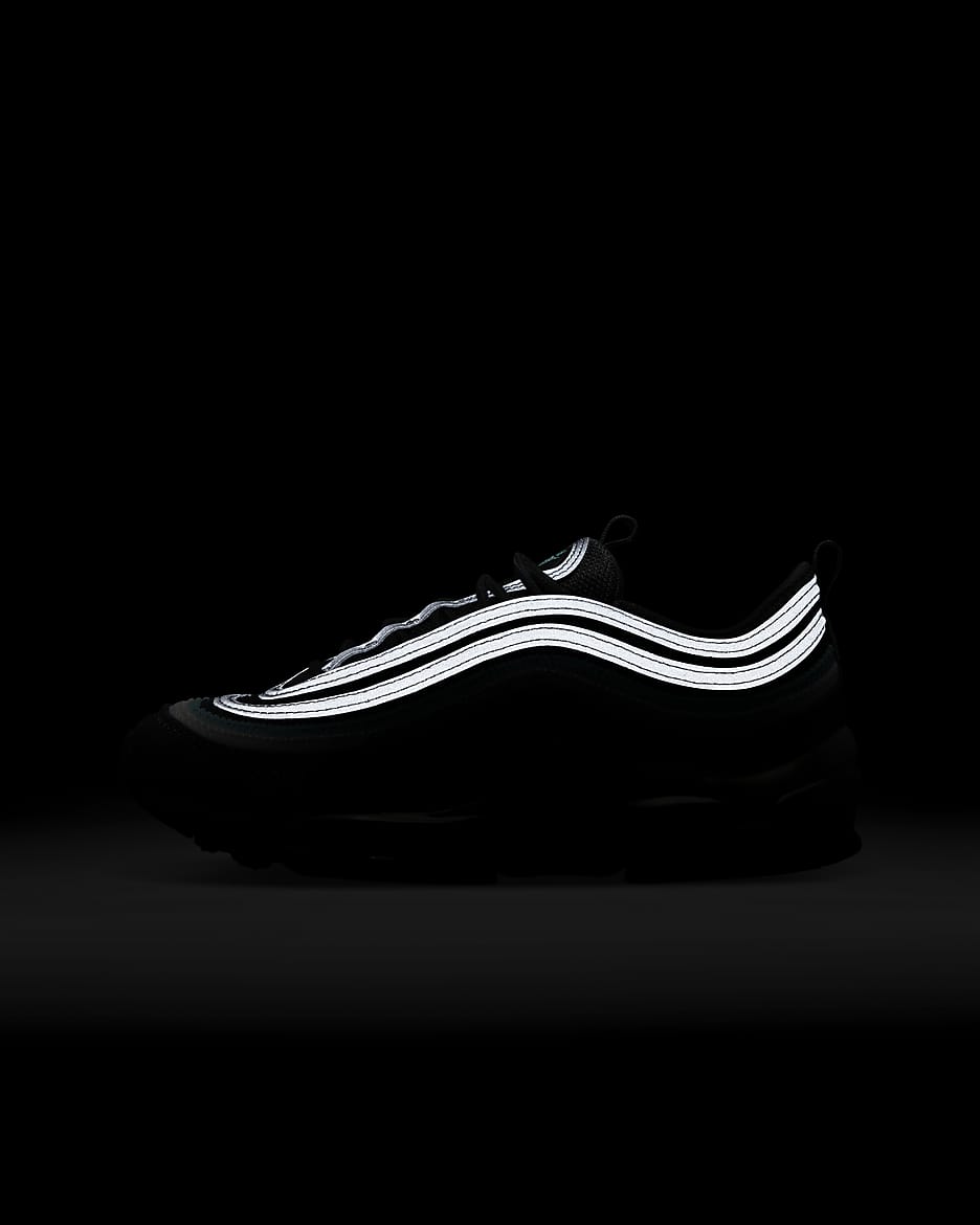 Calzado para niños grandes Nike Air Max 97 SE - Negro/Blanco cumbre/Turquesa deportivo