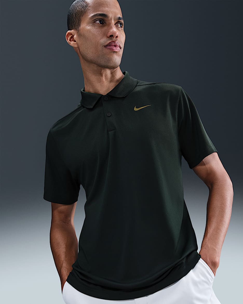 Nike Dri-FIT Victory Men's Golf Polo - Night Forest/Olive Flak