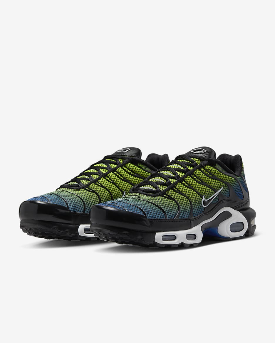 Nike Air Max Plus sko til herre - Svart/Racer Blue/Volt/Svart