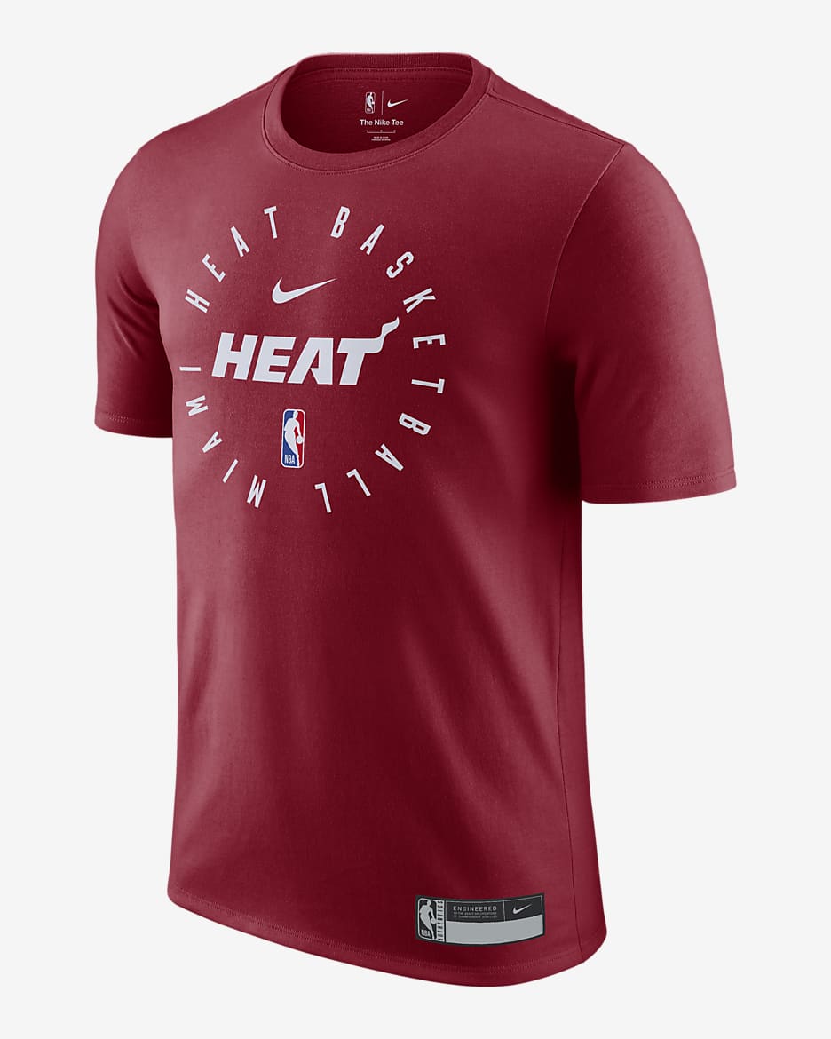 Miami Heat Men's Nike Dri-FIT NBA-T-skjorte til herre - Tough Red