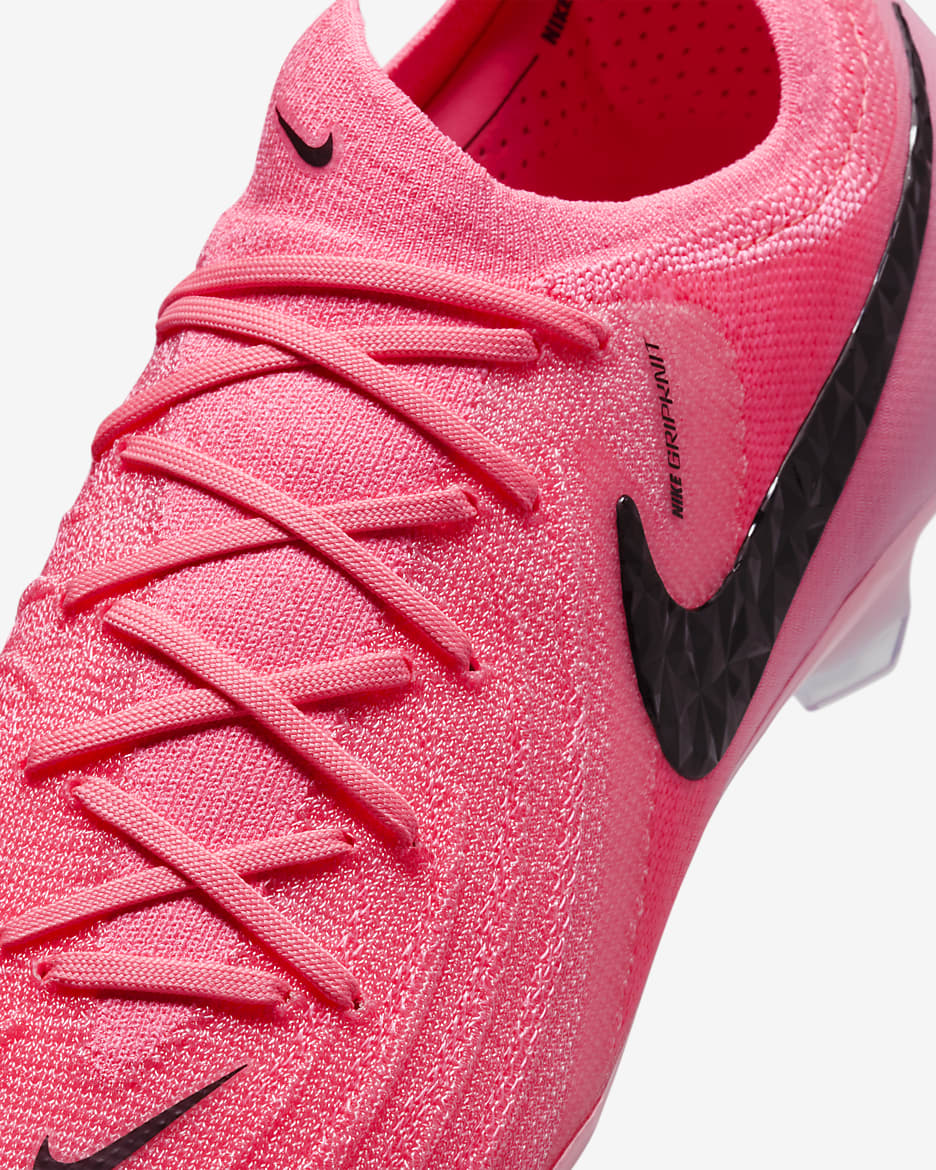 Chuteiras de futebol de perfil baixo FG Nike Phantom GX 2 Elite - Sunset Pulse/Preto