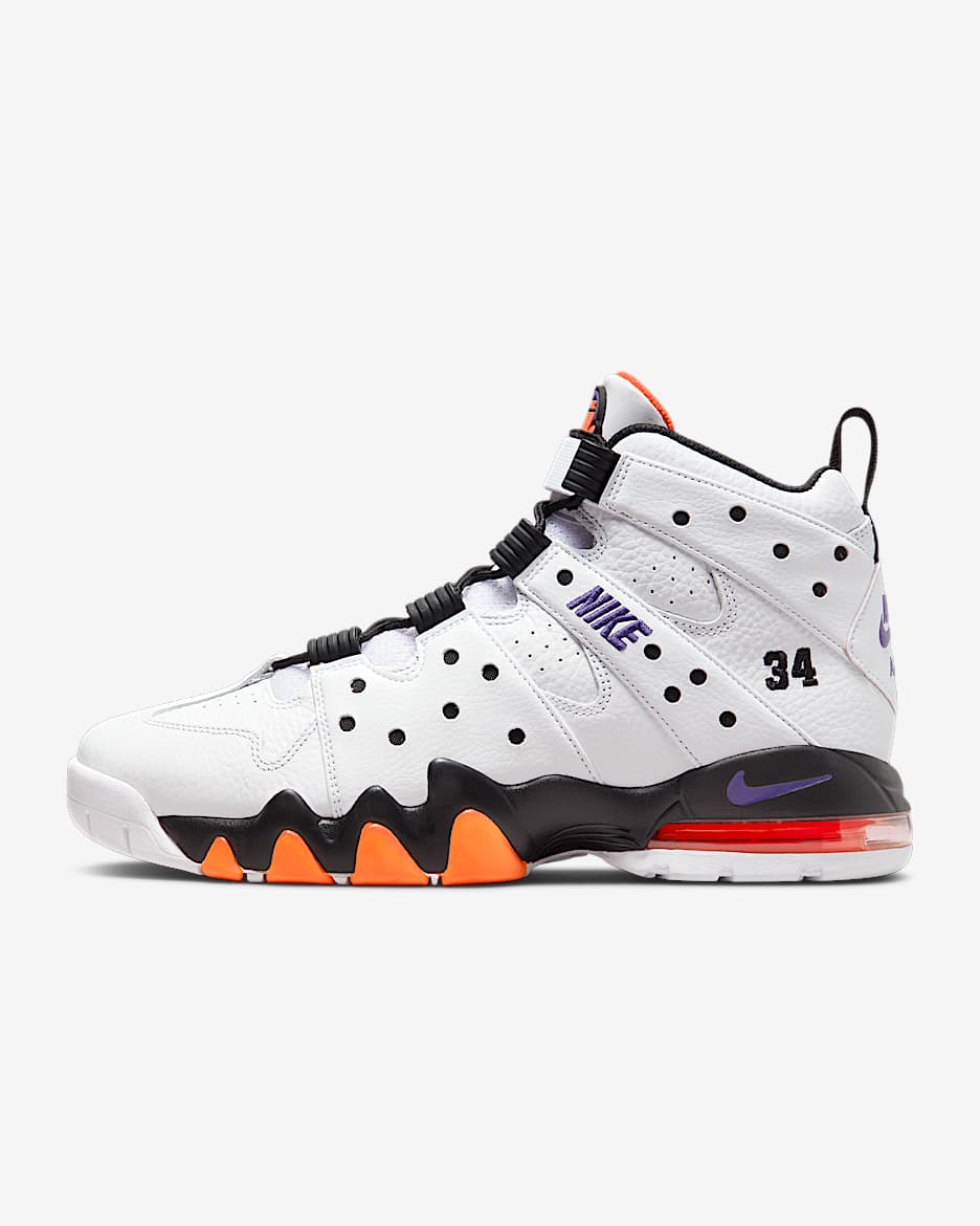 Nike Air Max2 CB '94 Men's Shoes - White/Black/Total Orange/Varsity Purple