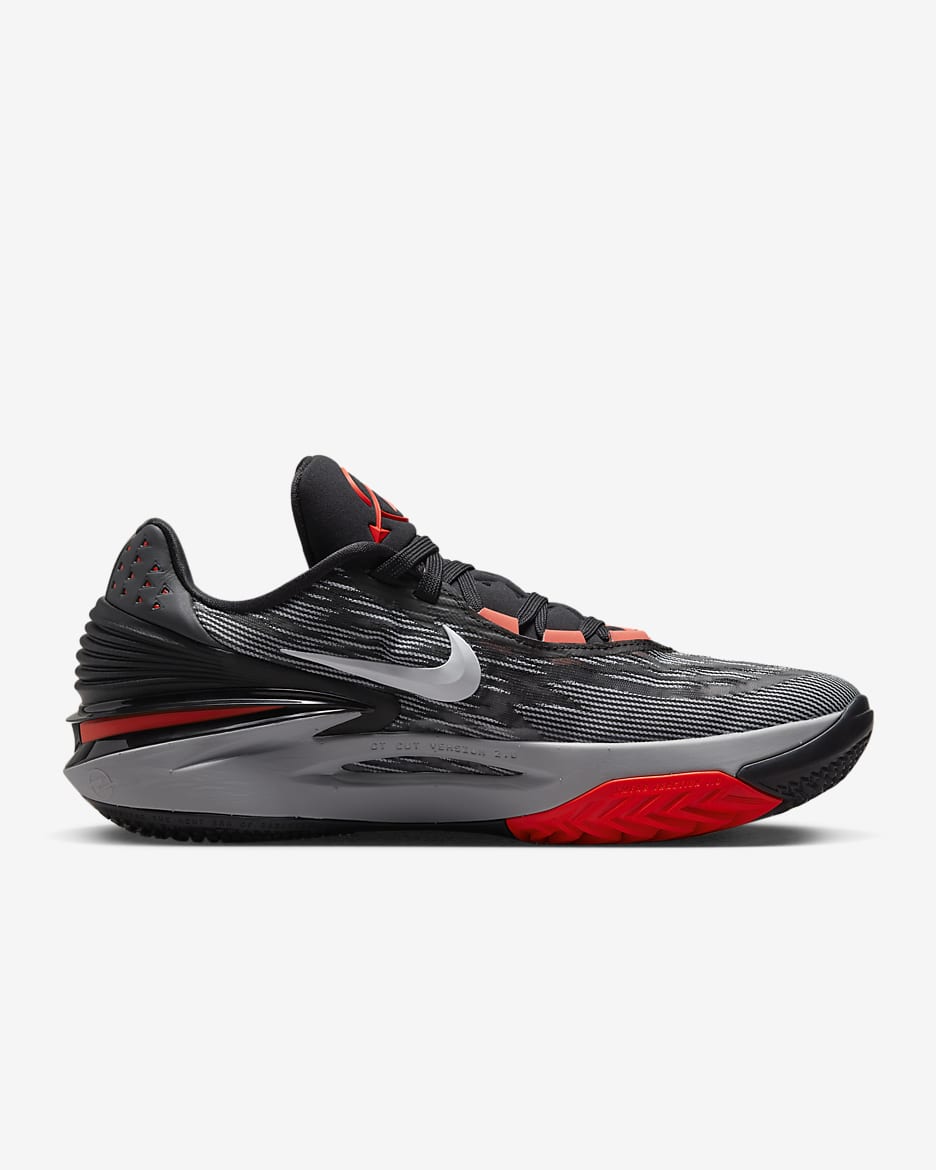 Nike G.T. Cut 2 Men's Basketball Shoes - Black/Anthracite/Bright Crimson/White