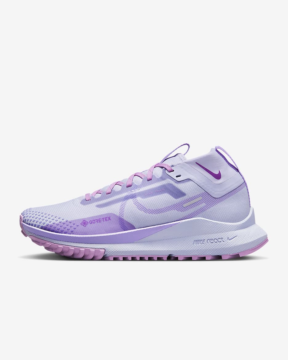 Nike Pegasus Trail 4 GORE-TEX 女款防水越野跑鞋 - Oxygen Purple/Rush Fuchsia/Vivid Purple/Space Purple