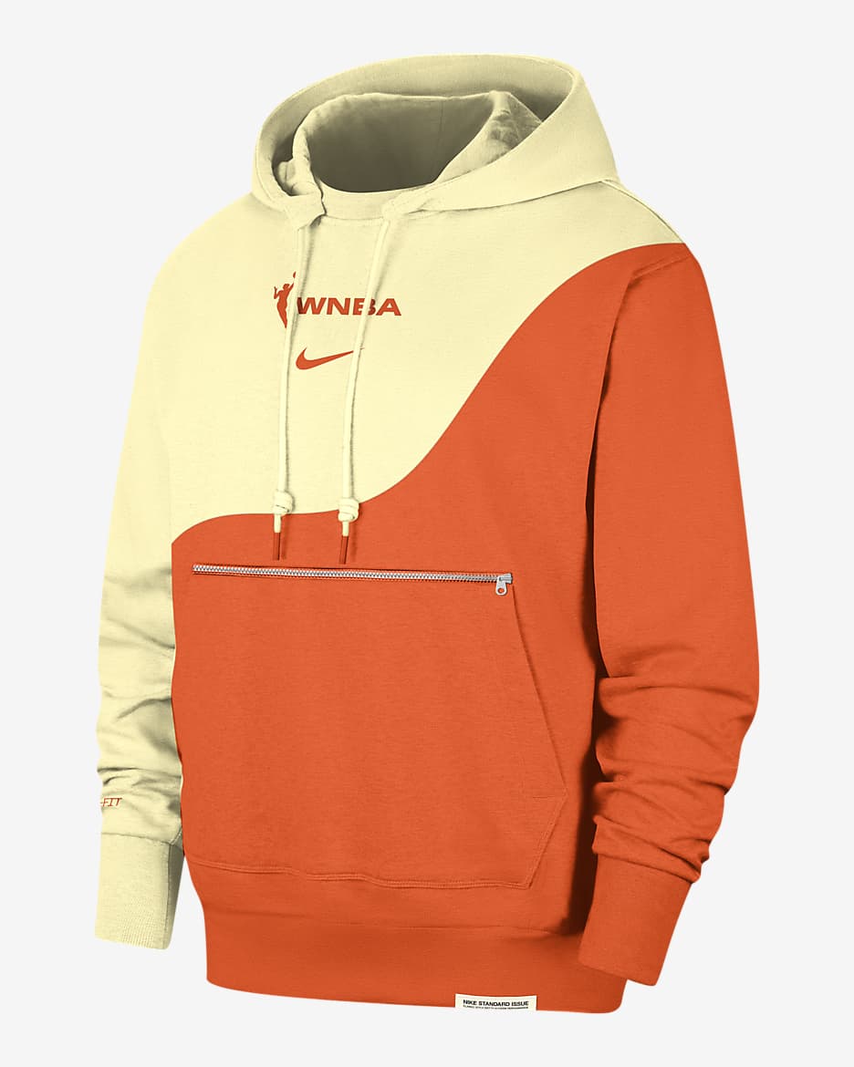 Team 13 Standard Issue Nike WNBA Basketball Hoodie - Alabaster/Brilliant Orange/Pale Ivory/Brilliant Orange