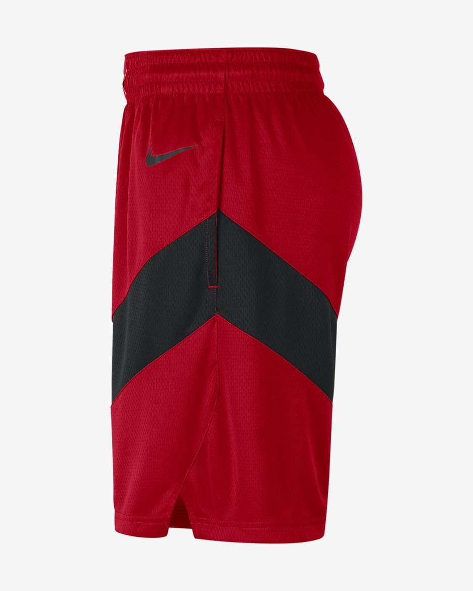 Toronto Raptors Icon Edition 2020 Men's Nike NBA Swingman Shorts - University Red/Black