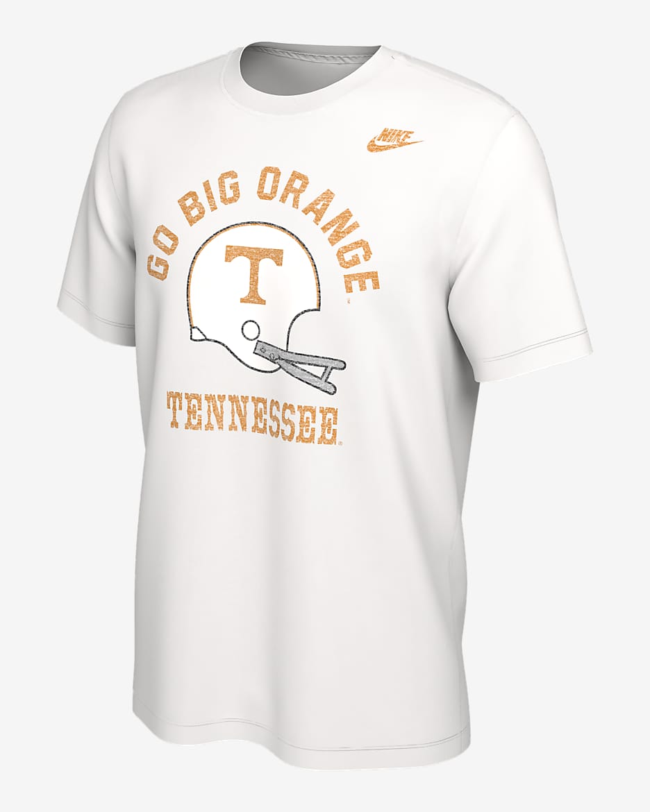 Playera universitaria Nike para hombre Tennessee - Blanco