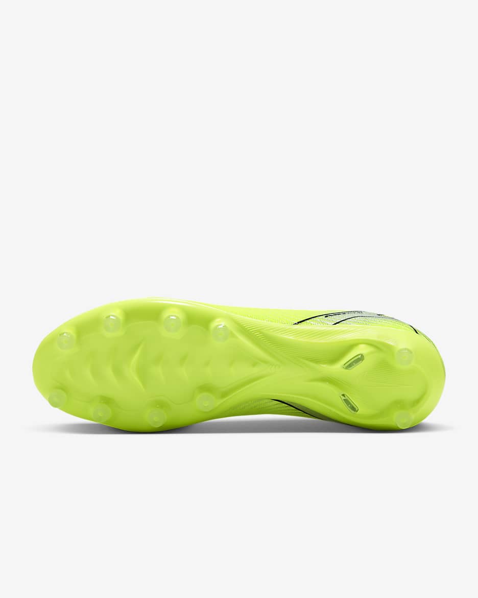 Nike Mercurial Vapor 16 Pro Botas de fútbol de perfil bajo AG-Pro - Volt/Negro