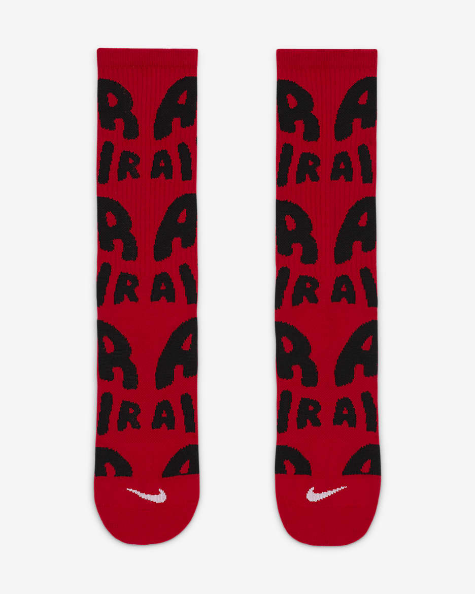 Nike Everyday Essentials Crew Socks - University Red/White