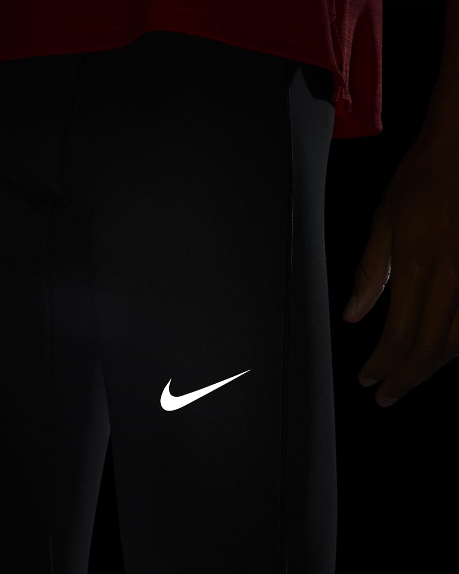 Löpartights Nike Challenger Dri-FIT för män - Svart