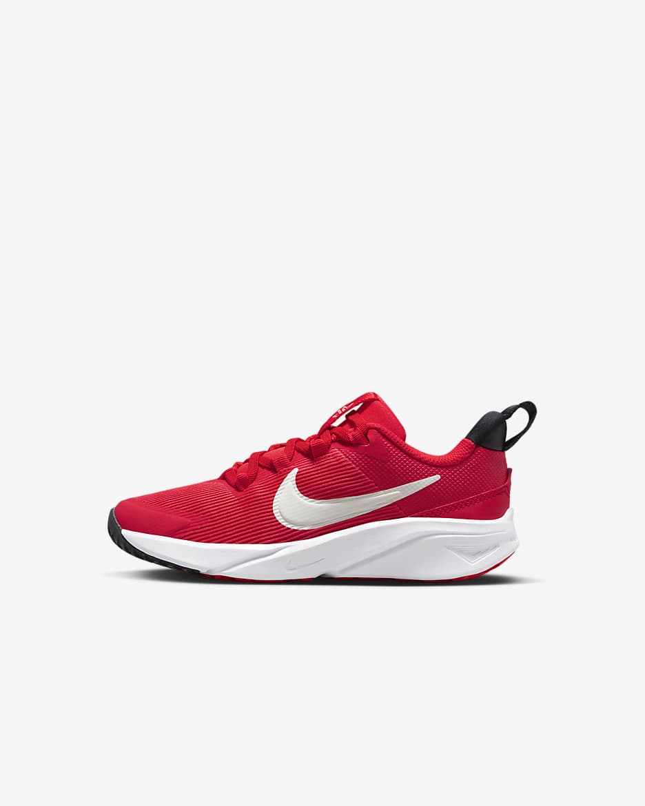 Calzado para niños de preescolar Nike Star Runner 4 - Rojo universitario/Negro/Blanco/Blanco cumbre