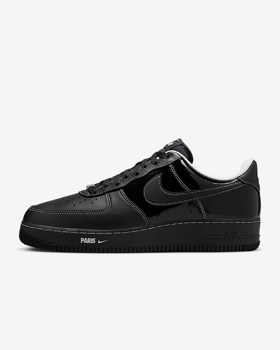 Nike Air Force 1 '07 Men's Shoes - Black/Phantom/Game Royal/Black