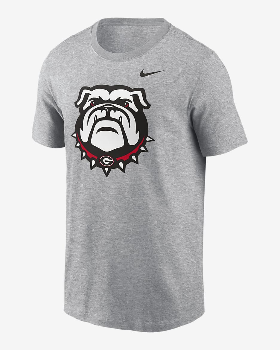 Georgia Bulldogs Primetime Evergreen Alternate Logo Men's Nike College T-Shirt - Grey Heather