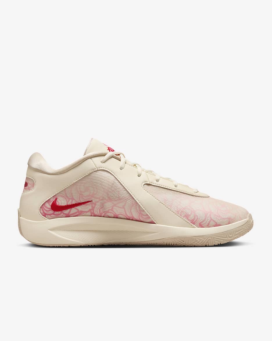 Giannis Freak 6 kosárlabdacipő - Coconut Milk/Sail/University Red/Aster Pink