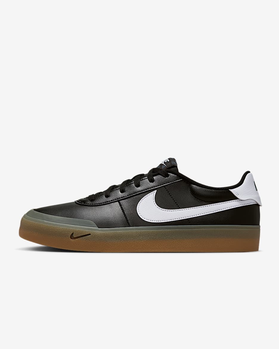 Nike Court Shot Men's Shoes - Black/Gum Light Brown/White