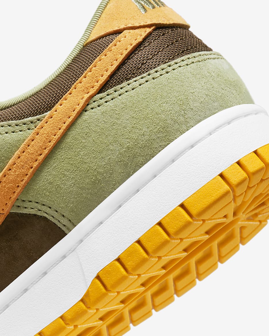 รองเท้าผู้ชาย Nike Dunk Low SE - Dusty Olive/Light Olive/ขาว/Pro Gold