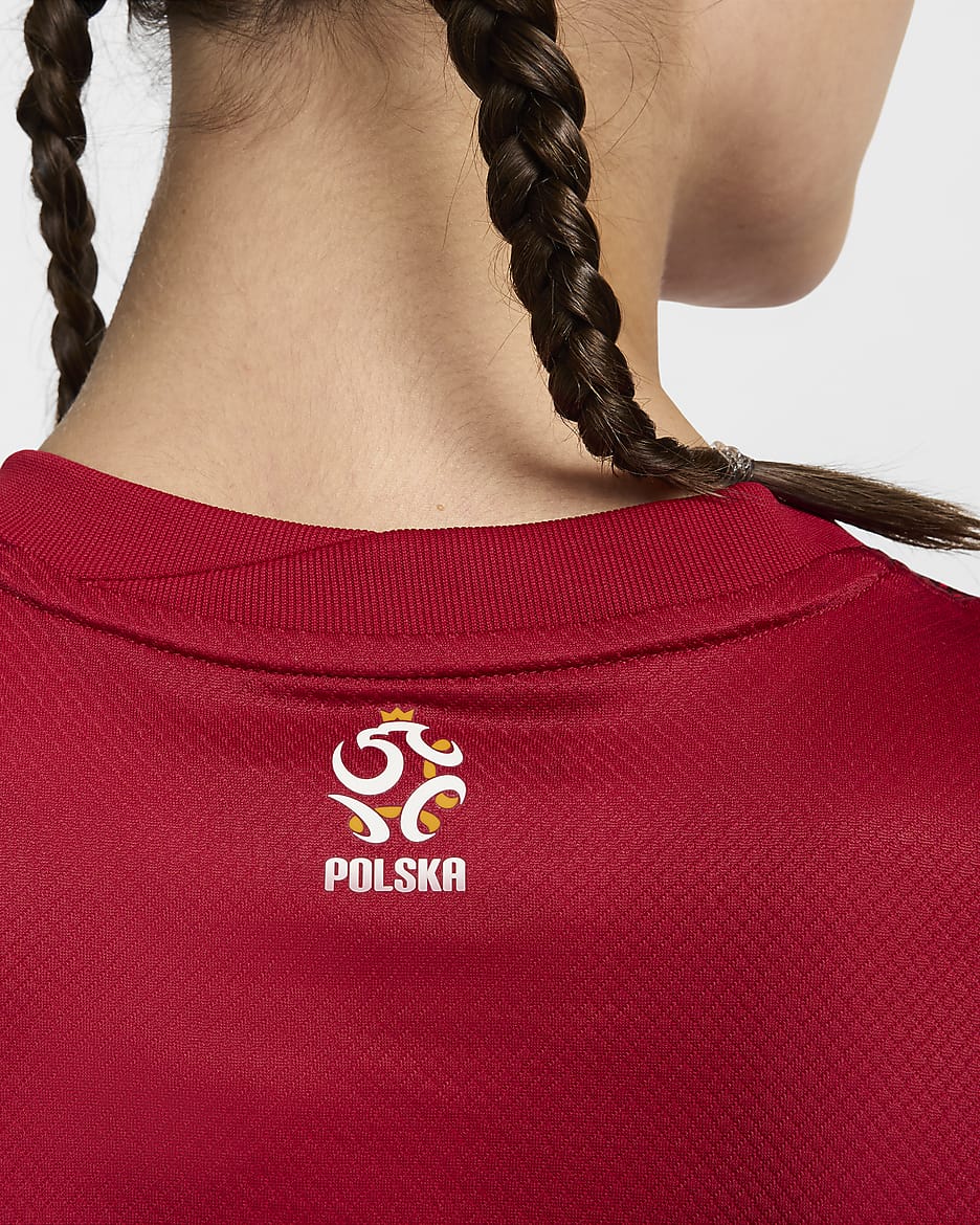 Poland 2024/25 Stadium Away Women's Nike Dri-FIT Football Replica Shirt - Bright Crimson/Gym Red/Team Red/White