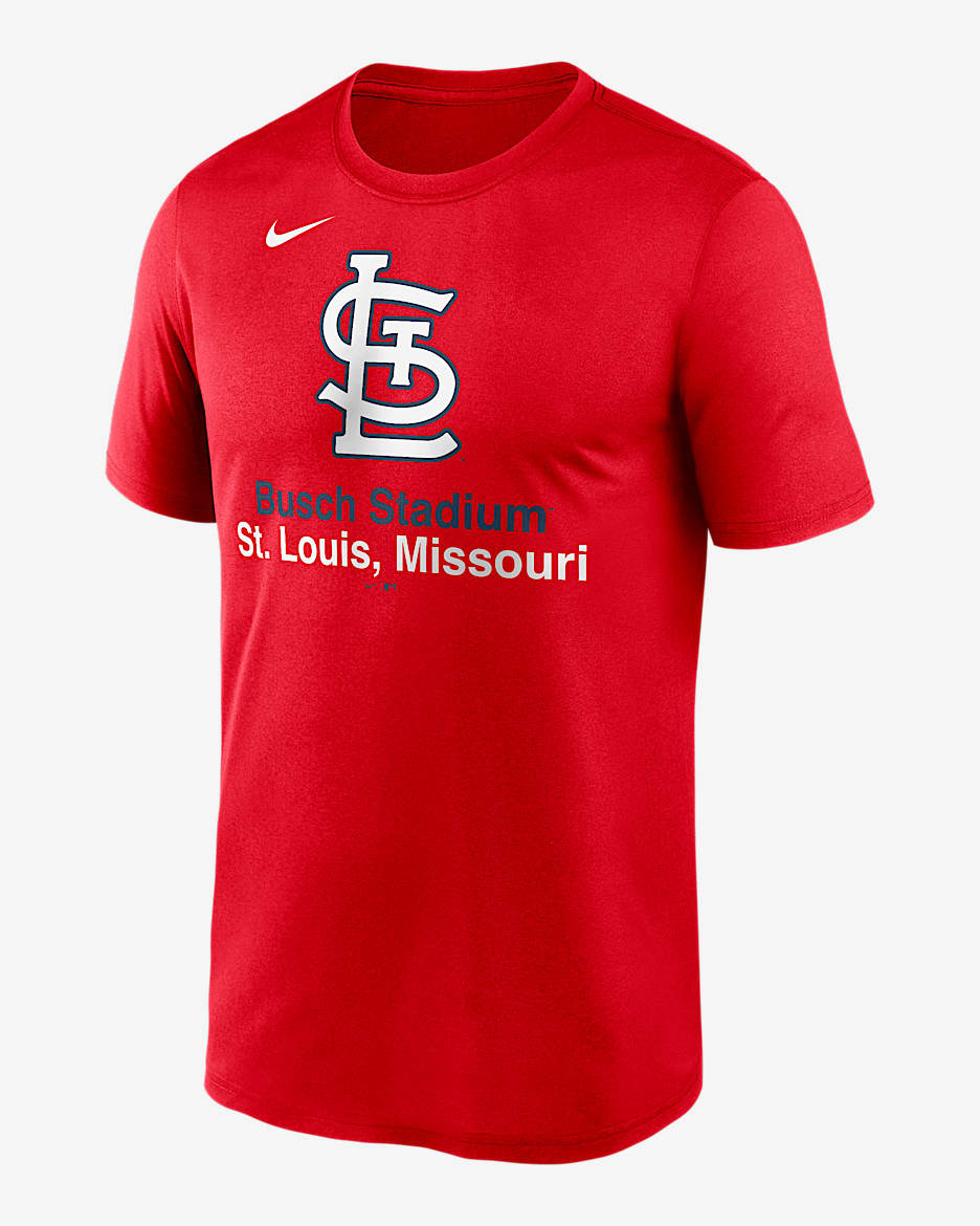 Playera Nike Dri-FIT de la MLB para hombre St. Louis Cardinals Stadium Legend - Rojo