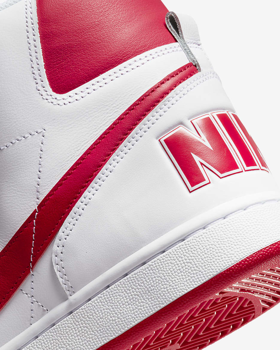 Nike Terminator High Men's Shoes - White/University Red