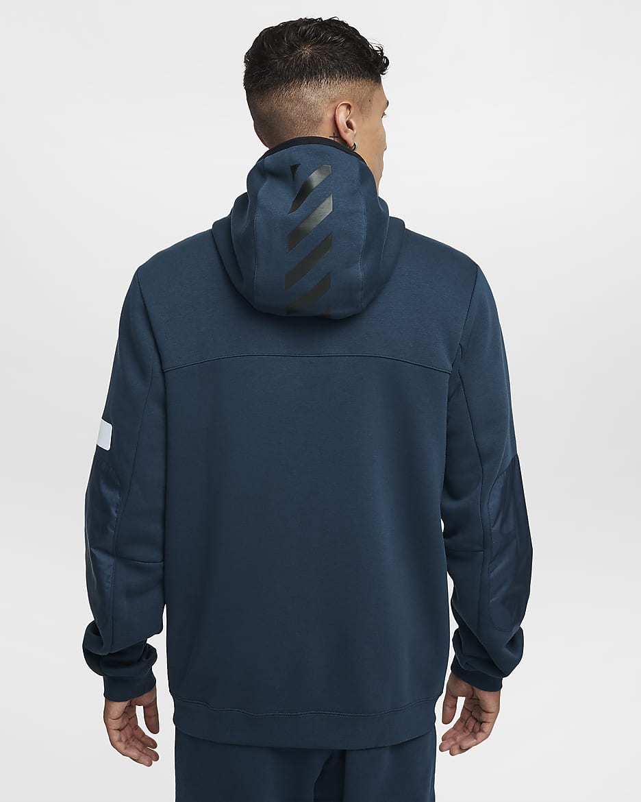 Nike Sportswear Air Max Men's Full-Zip Fleece Hoodie - Armoury Navy/Armoury Navy/Black