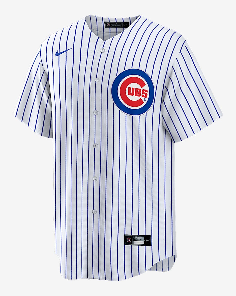 Kyle Tucker Chicago Cubs Men's Nike MLB Replica Jersey - White