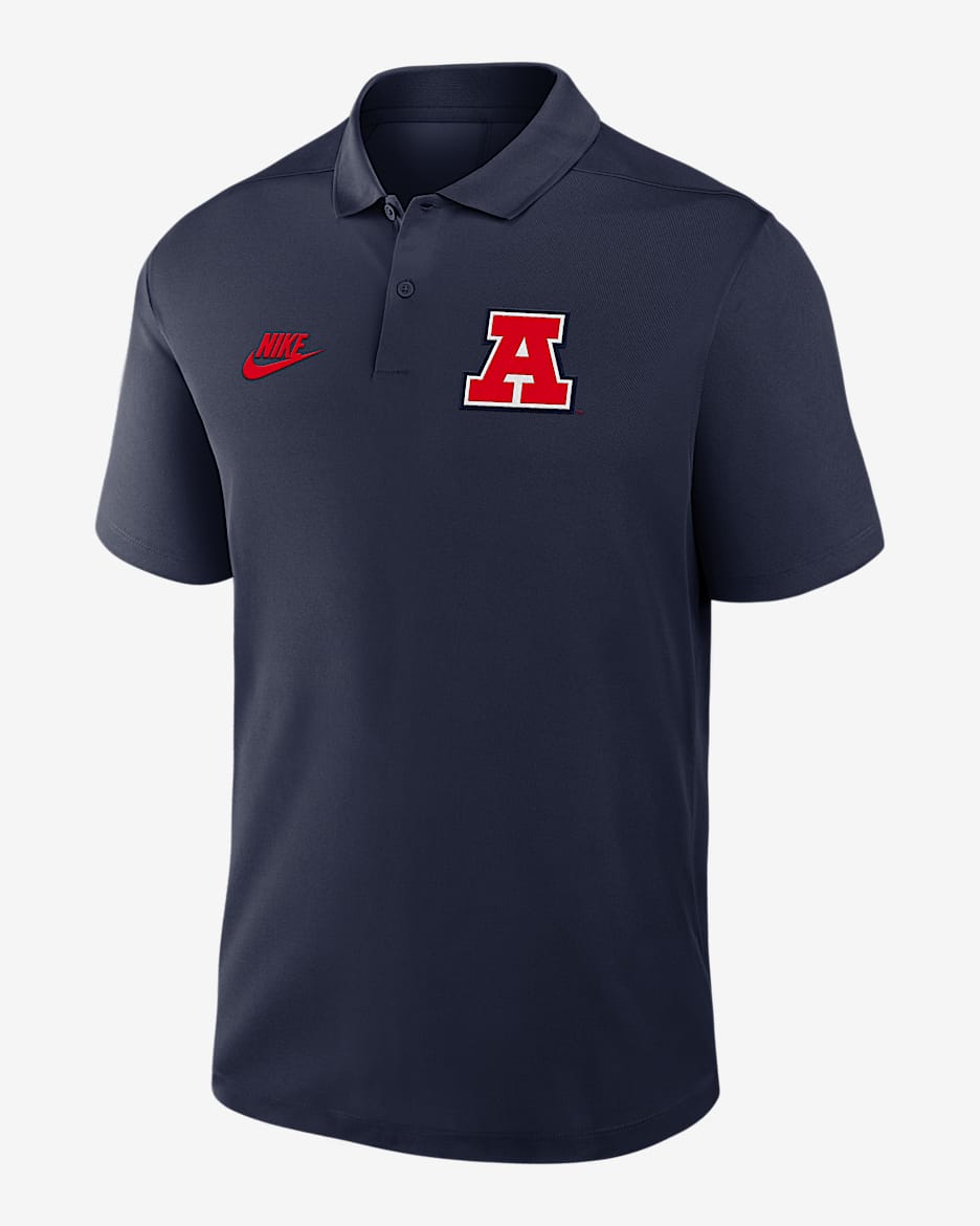 Arizona Wildcats Primetime Victory Legacy Vault Logo Men's Nike Dri-FIT College Polo - Navy