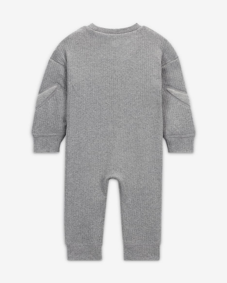 Nike ReadySet Baby (0-9M) Bodysuit - Carbon Heather