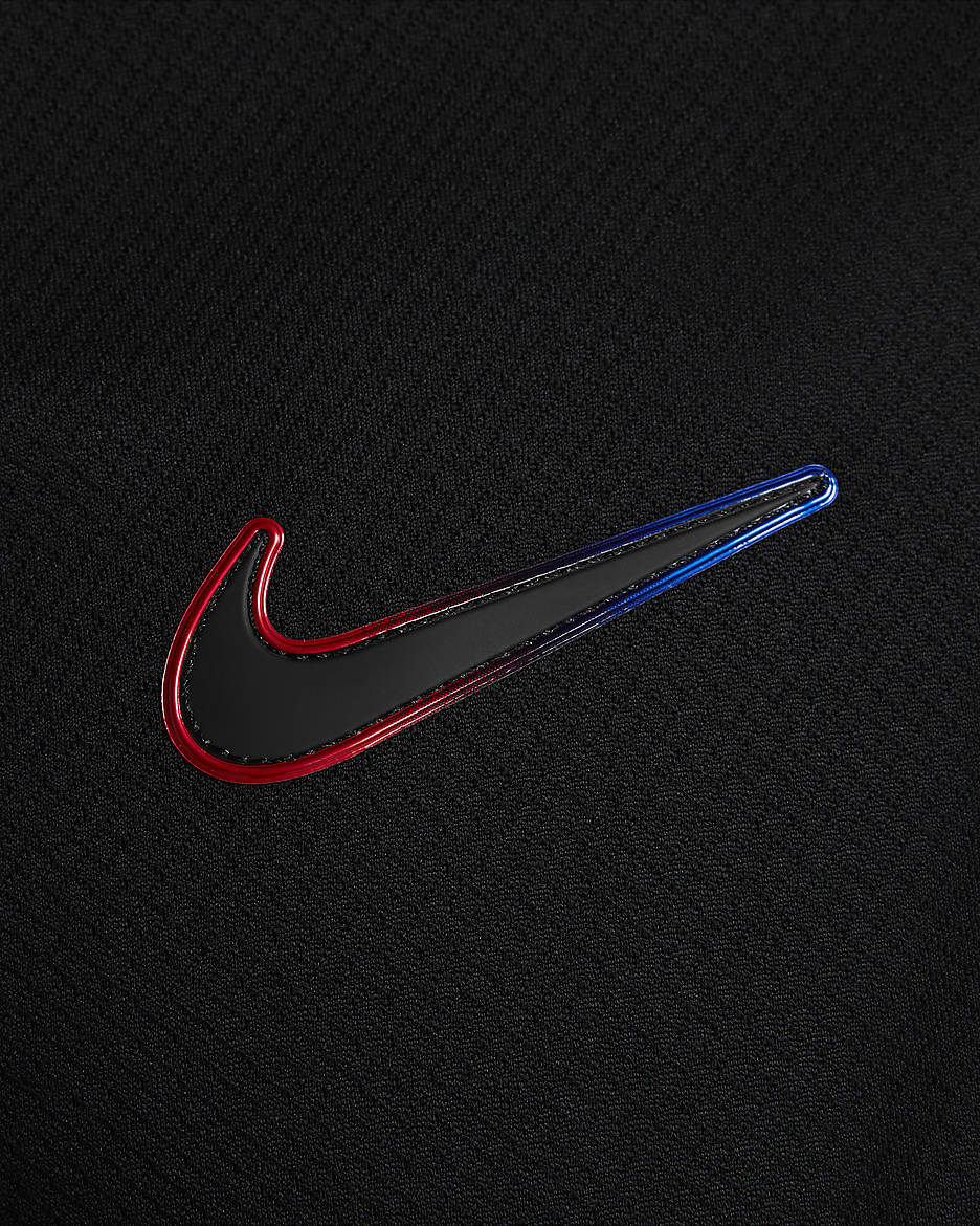 F.C. Barcelona 2024/25 Stadium Away Men's Nike Dri-FIT Football Replica Shirt - Black/Hyper Royal/University Red/Black