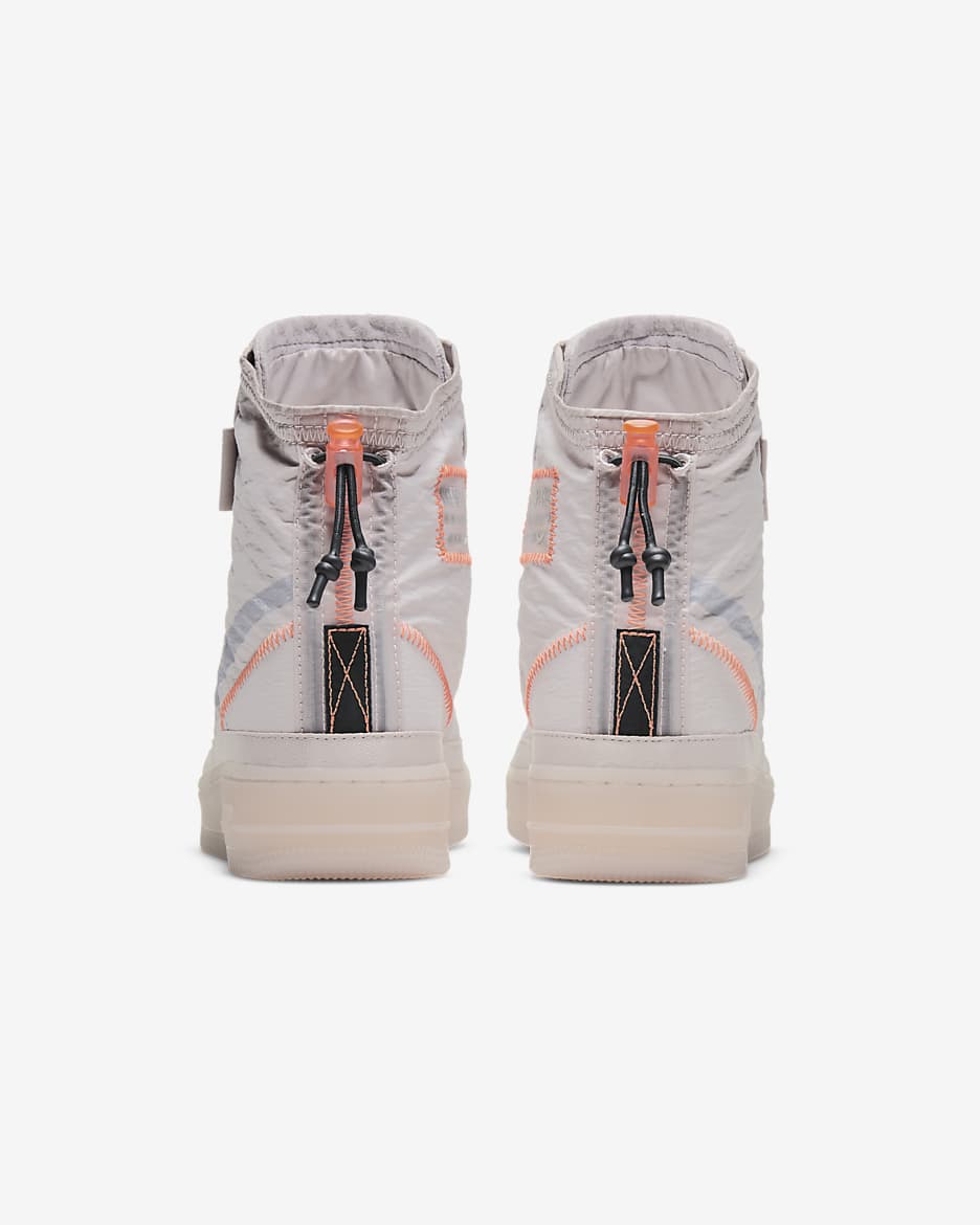 Nike Air Force 1 Shell Women's Shoes - Platinum Violet/Hyper Crimson/Seaweed/Metallic Silver