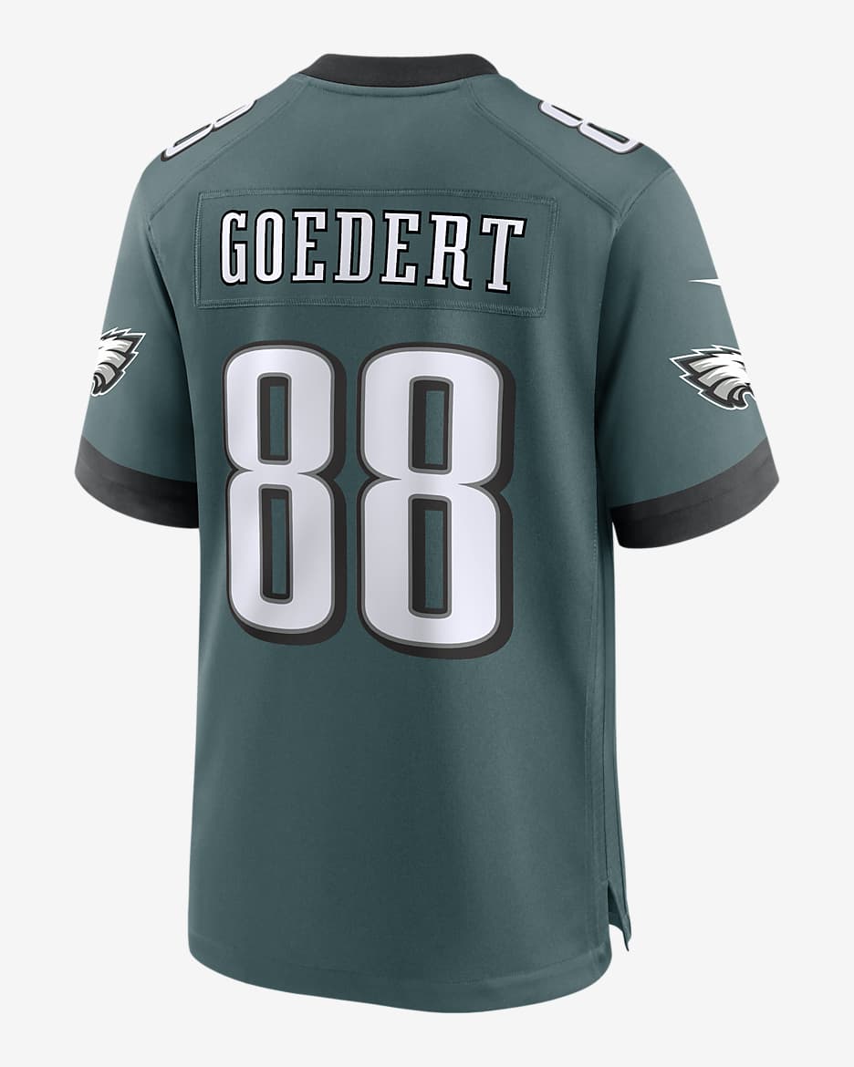 Jersey de la NFL Nike Game para hombre Dallas Goedert Philadelphia Eagles - Verde