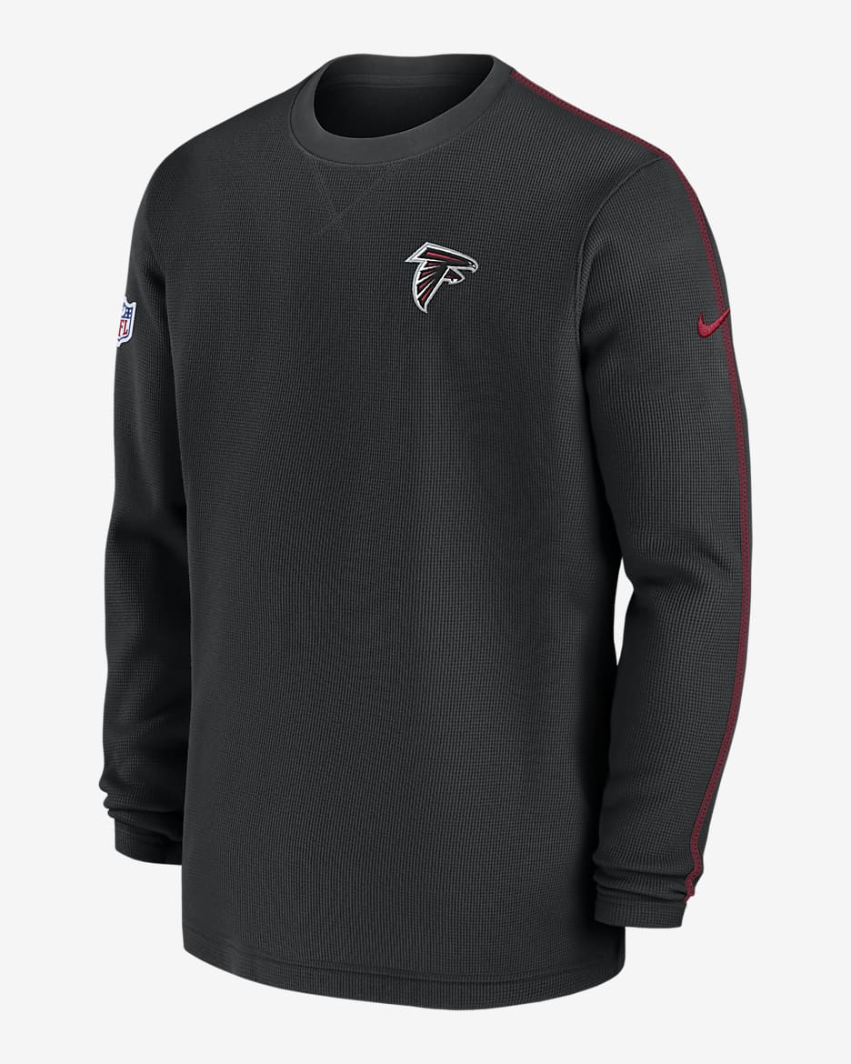 Atlanta Falcons Sideline Coach Men’s Nike NFL Long-Sleeve Top - Black