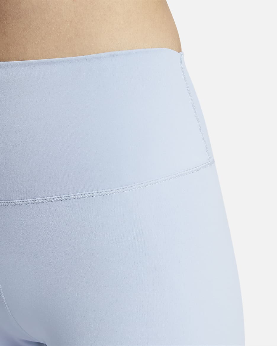 Nike One Women's High-Waisted 20.5cm (approx.) Biker Shorts - Light Armoury Blue/Black