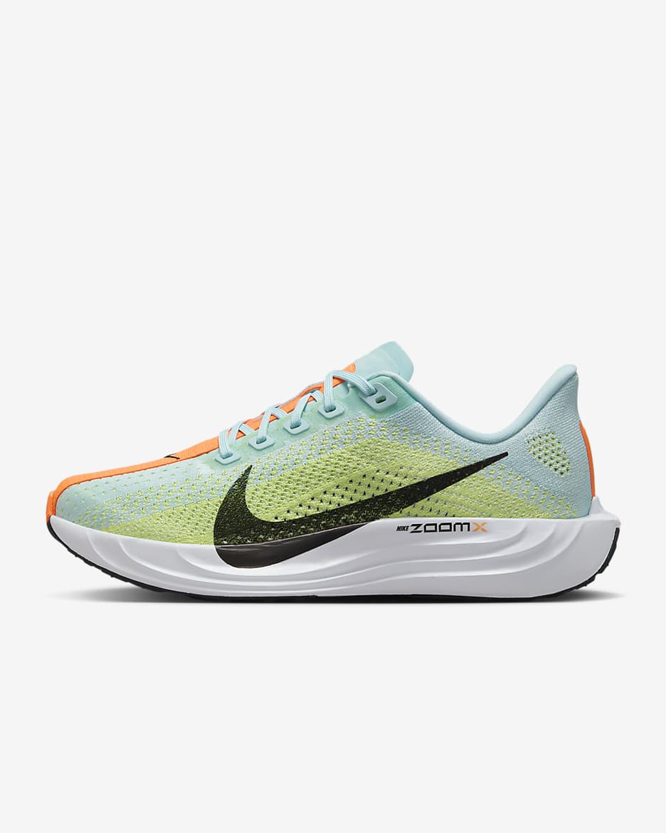 Tenis de correr en carretera para mujer Nike Pegasus Plus - Azul glacial/Toque de limón claro/Lima vital/Negro