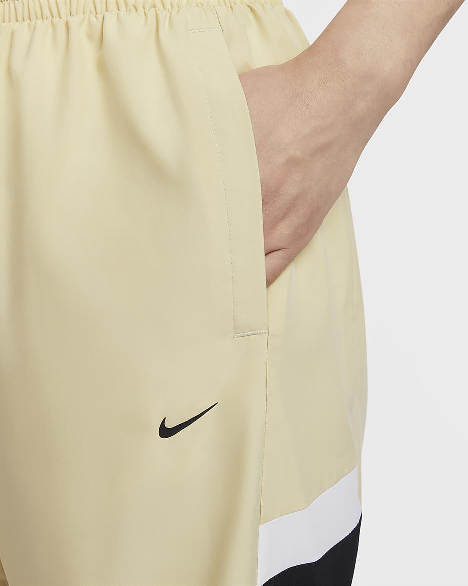 Nike Icon Men's Woven Basketball Pants - Team Gold/Black/White/Black